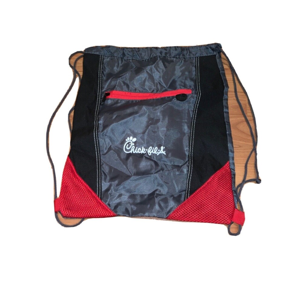 Chick-Fil-A Cinch Bag Sack Drawstring Lightweight Promo Multicolor